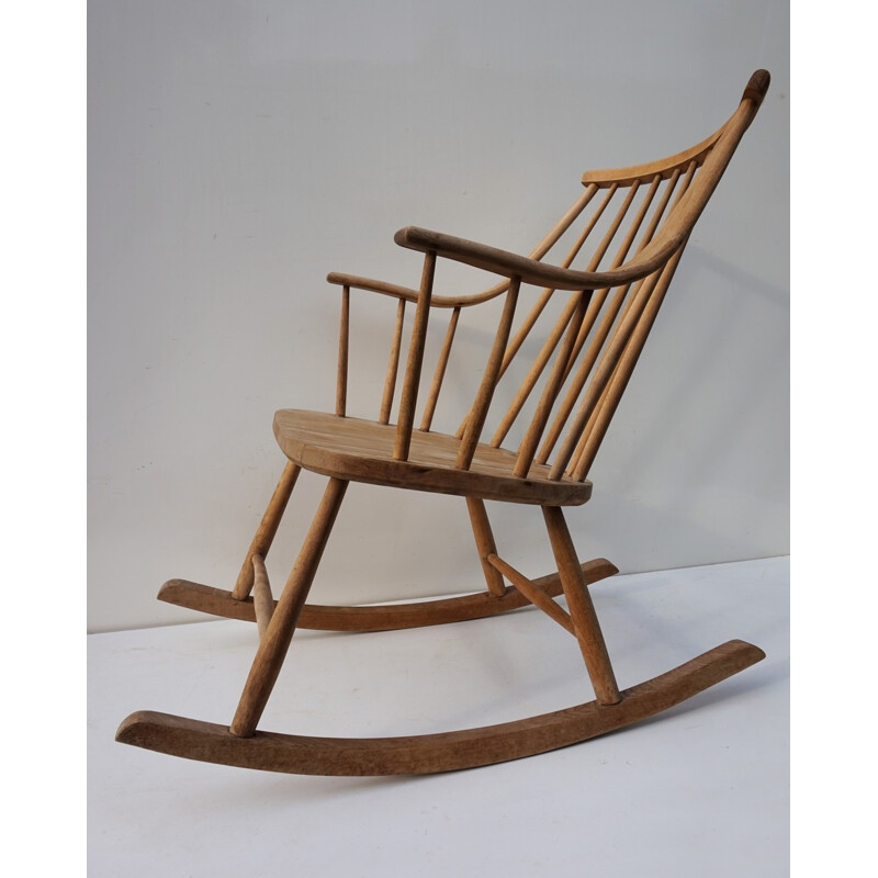 Vintage Rocking Chair by Lena Larsson - 1960s