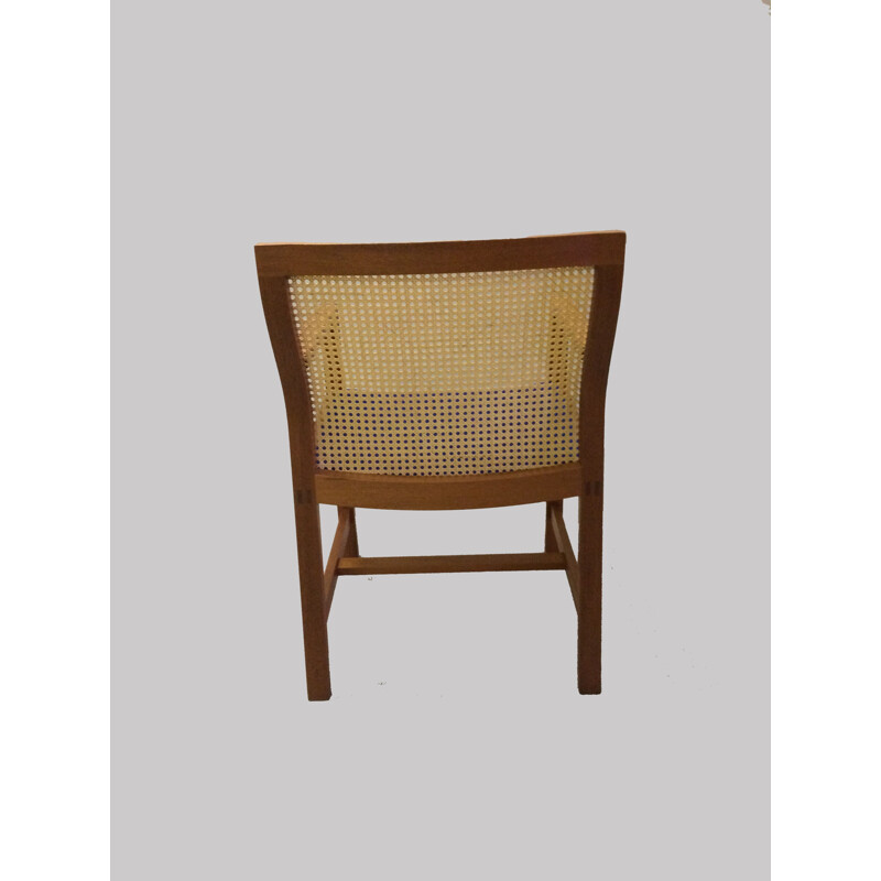 Vintage King armchair in mahogany by Ruh Thygesen and Johnny Sørensen for Fredericia Furniture As, 1980