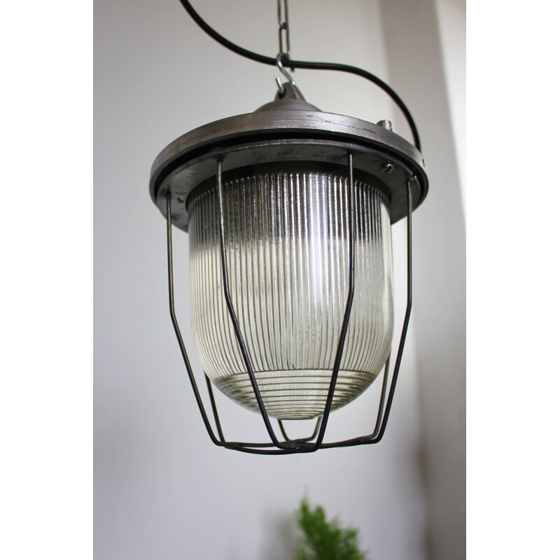 Model C-200 Industrial Lamp by Polam Gdansk - 1960s