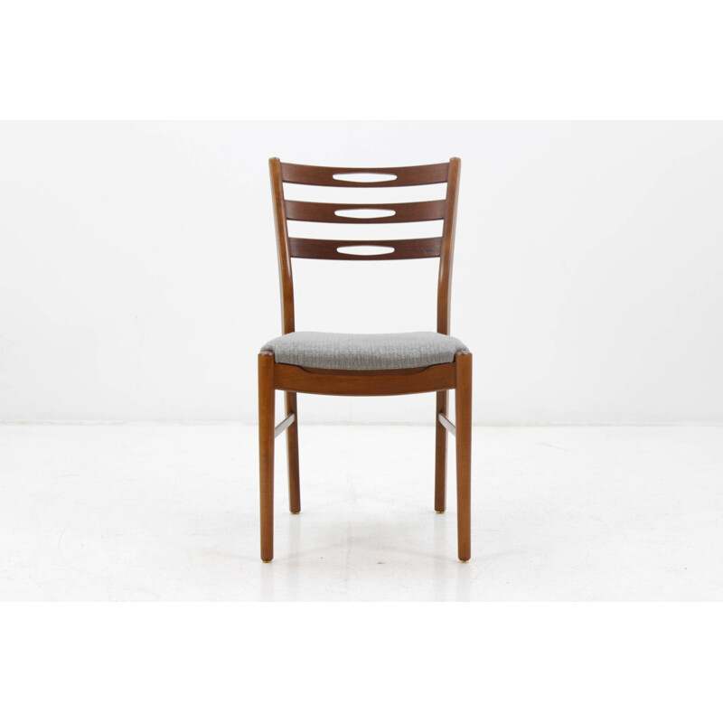 Conjunto de quatro cadeiras de teca dinamarquesas - 1960