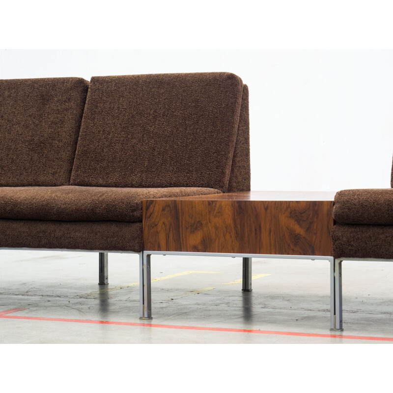 Vintage modulair seating group with rosewood side table - 1960s