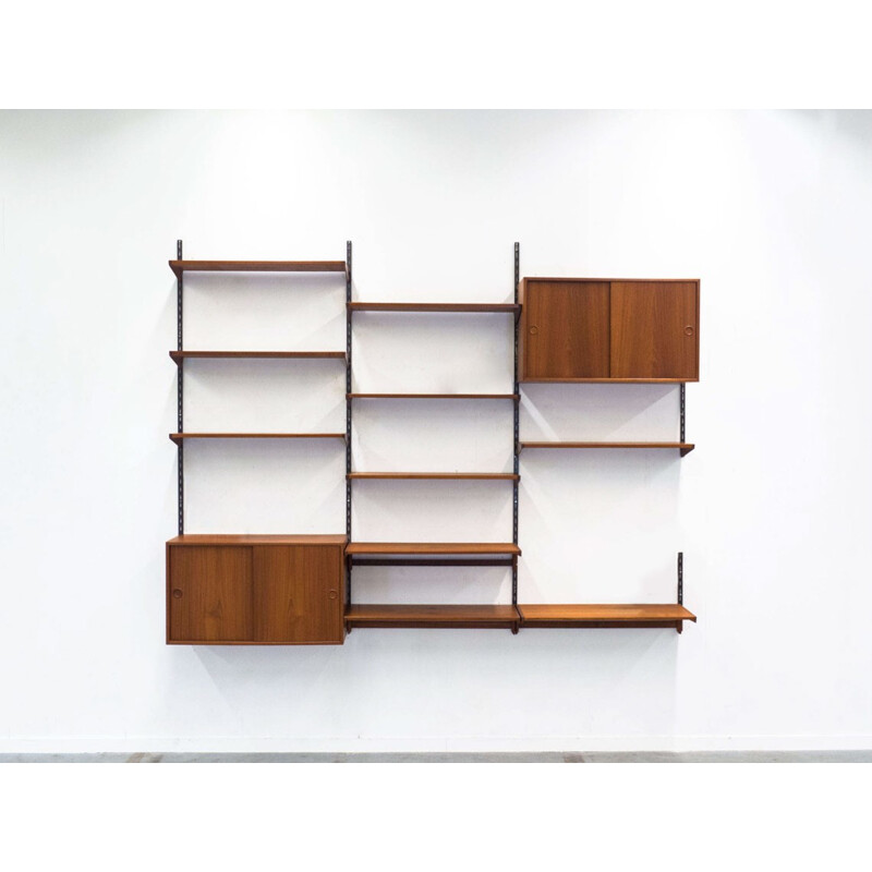 Wall unit by Kai Kristiansen for Feldballes Møbelfabrik - 1950s