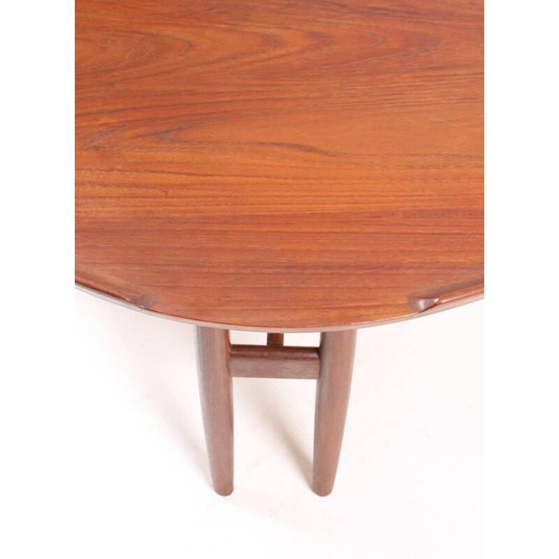 Vintage coffee Table in teak by Arne Vodder for Bovirke - 1950s