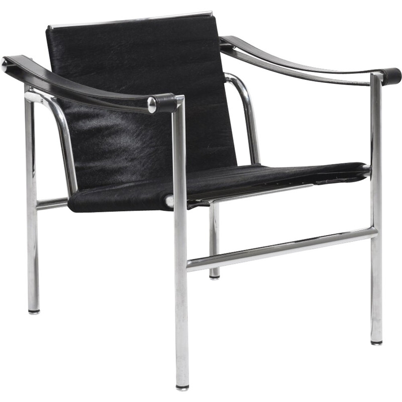 Vintage LC1 Armchair by Le Corbusier, Jeanneret, Perriand for Cassina - 1980s