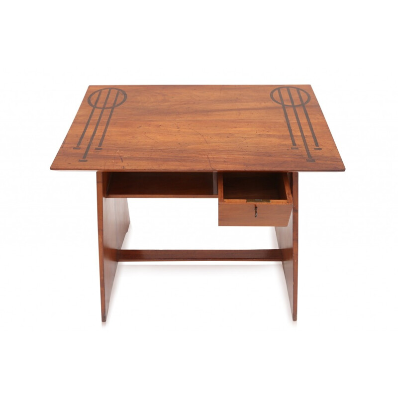 Italian Modernist Walnut Desk - 1950
