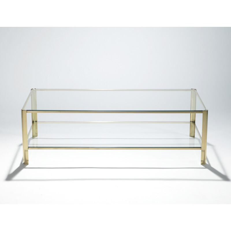 Bronze coffee table by Jacques Quinet - 1960s