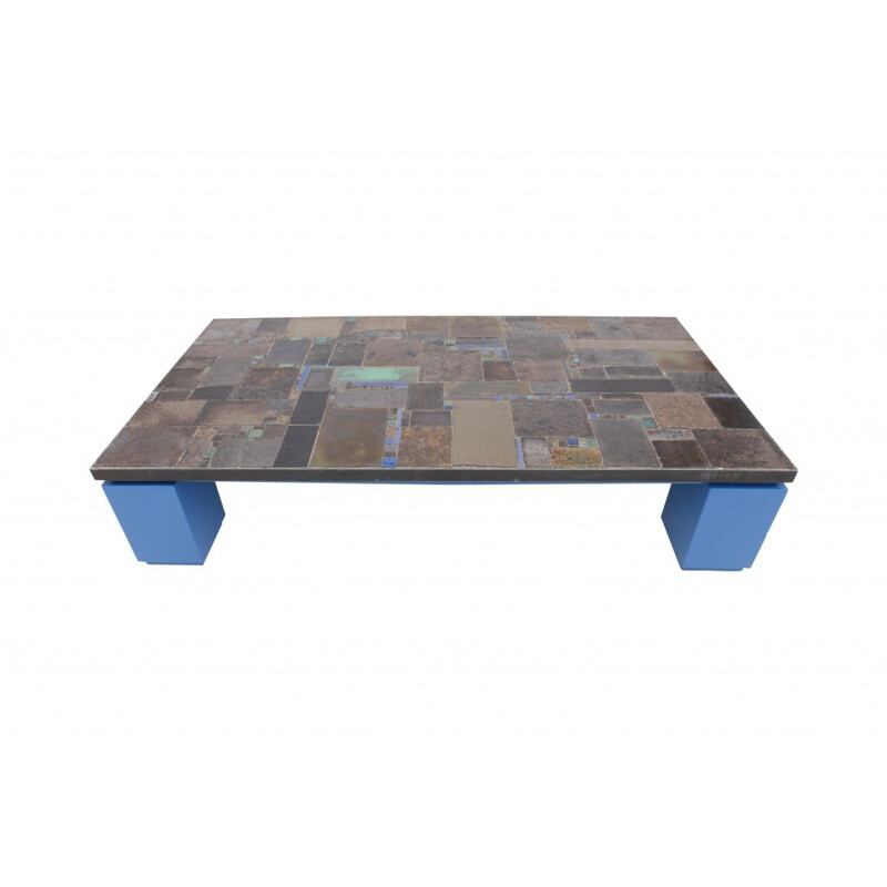 Ceramic Tile Coffee Table by Pia Manu - 1970s