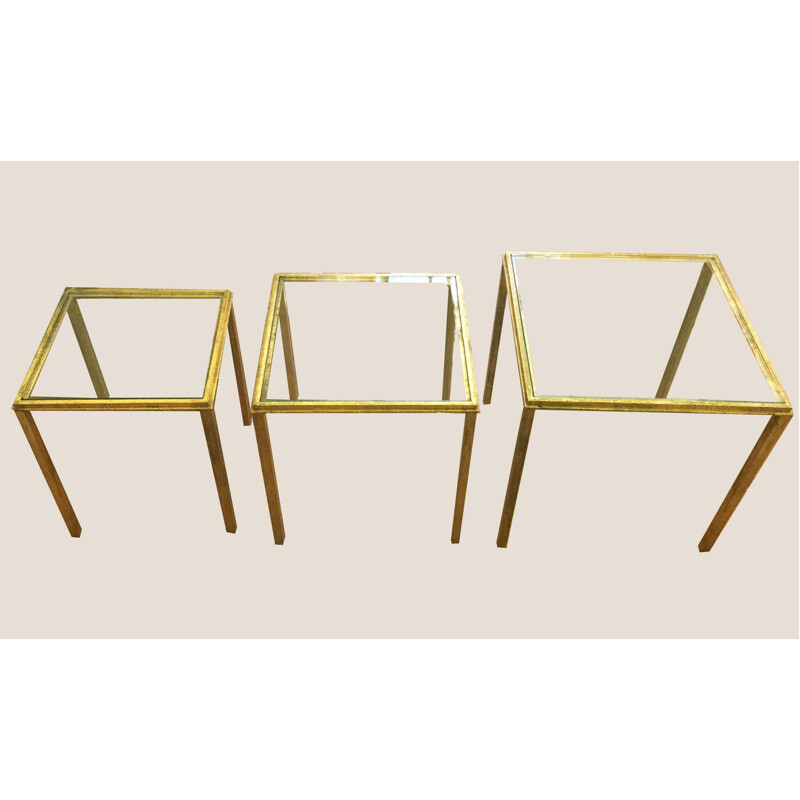 Three nesting tables by Roger Thibier - 1960s