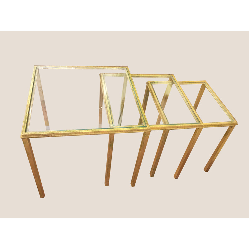 Three nesting tables by Roger Thibier - 1960s