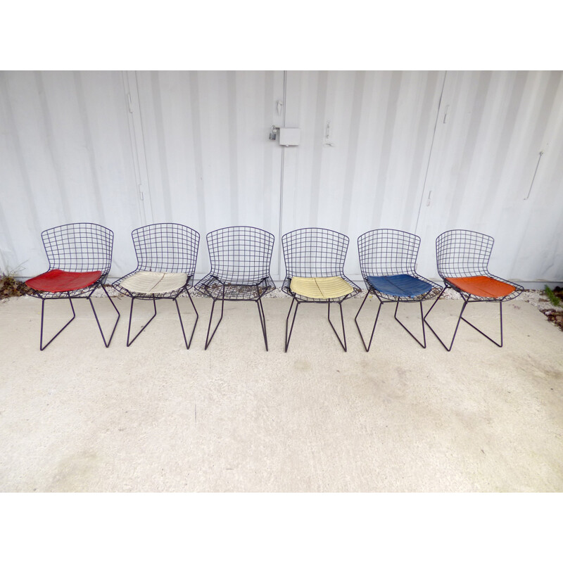 Set of 6 chairs by Harry Bertoia for Knoll - 1960s