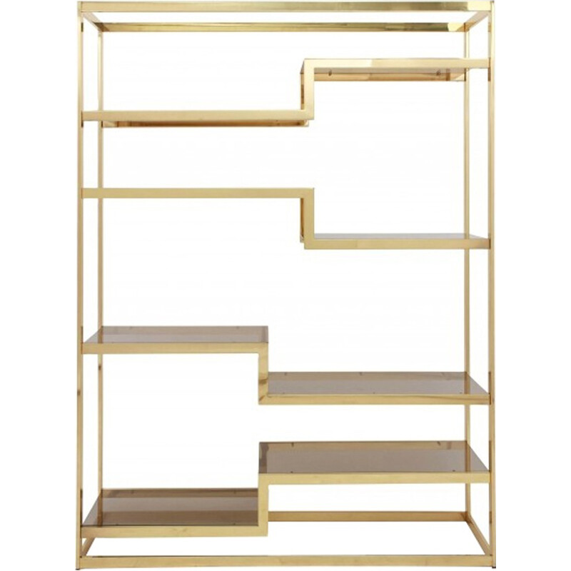 Gold Plated Etagere by Roméo Rega - 1980s