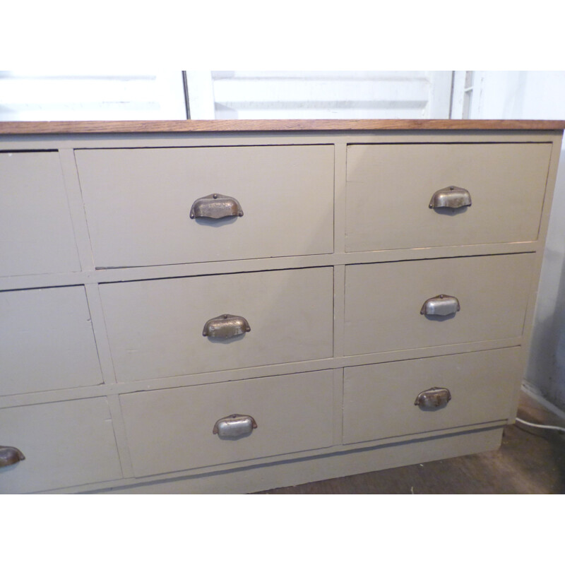 Craft furniture with carrara marble top - 1950s