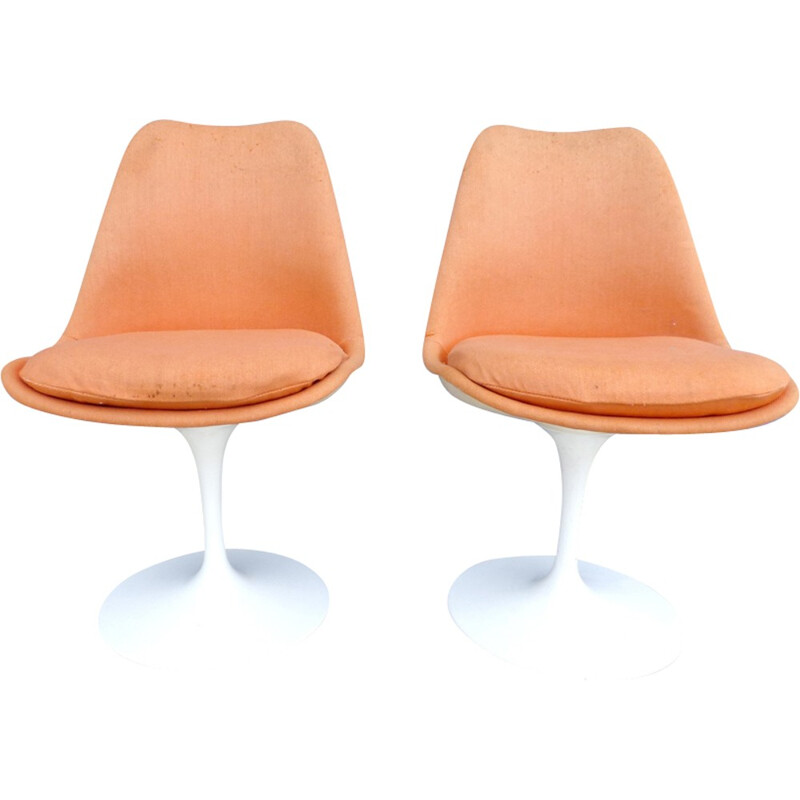 Pair of tulip chairs by Eero Saarinen for Knoll - 1960s