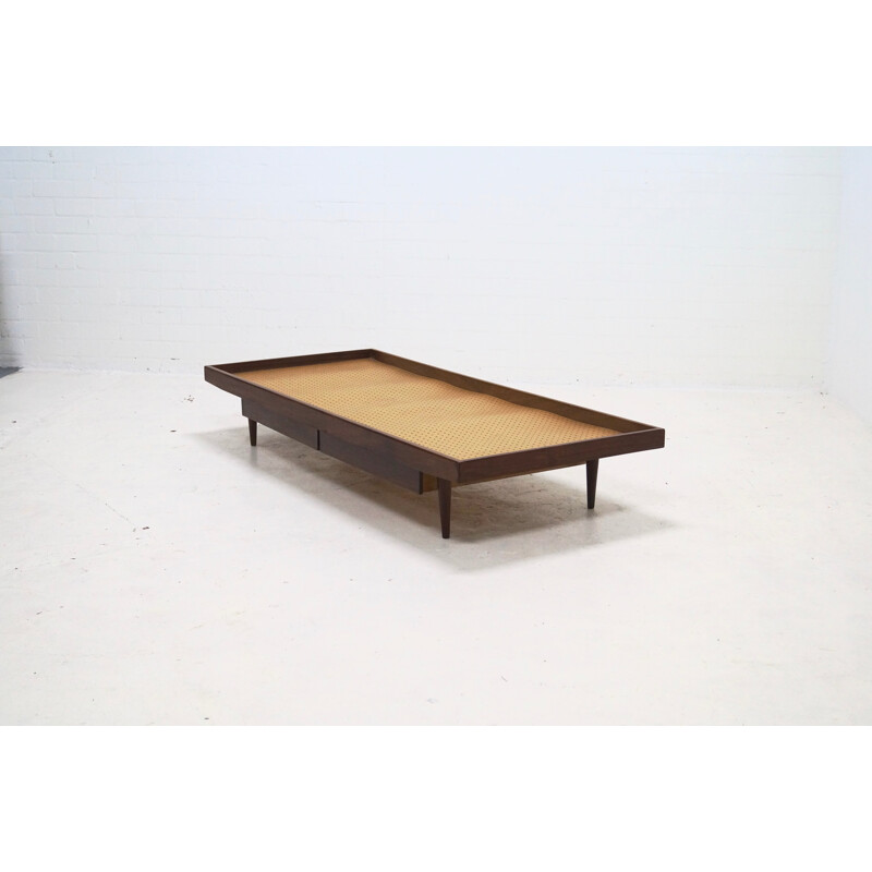 Mid-century Teak Daybed Scandinavian Design - 1950s