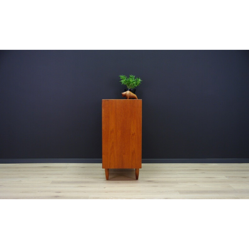 Retro chest of drawers danish design vintage teak - 1960s