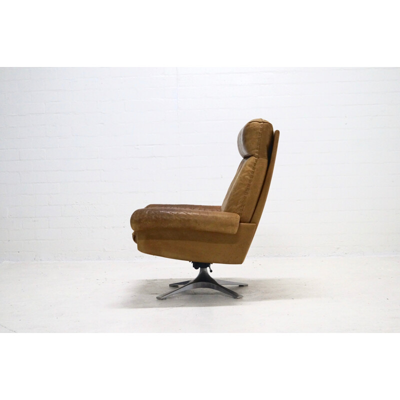 DS31 Highback Swivel lounge armchair by De Sede - 1970s