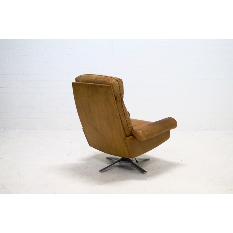DS31 Highback Swivel lounge armchair by De Sede - 1970s