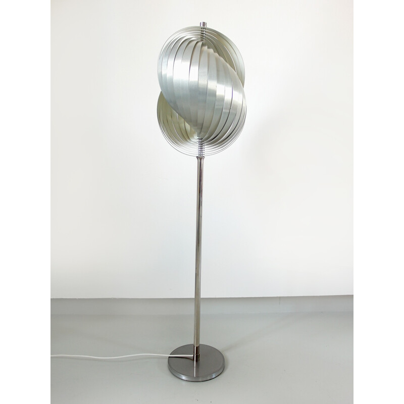 Vintage floor lamp by Henri Mathieu for Mathieu Lustrerie - 1970