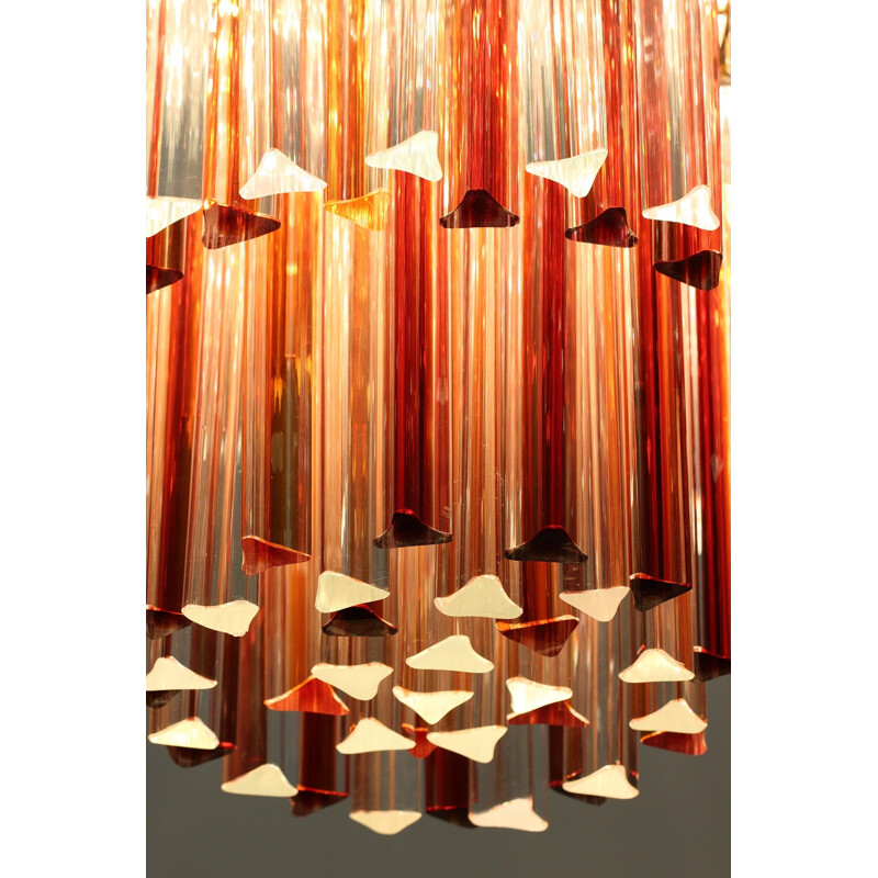 Ceiling lamp in Murano glass by Paolo Venini - 1960s