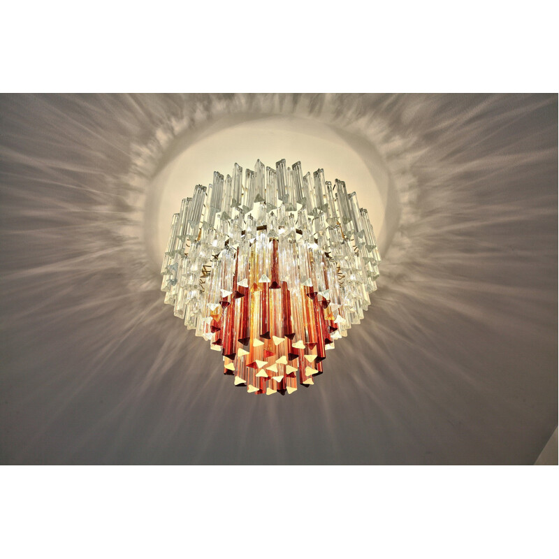 Ceiling lamp in Murano glass by Paolo Venini - 1960s