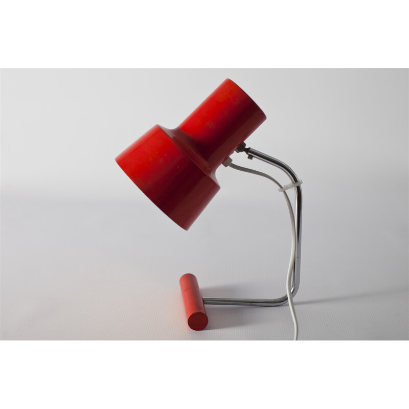 Red Table Lamp by Josef Hurka for Napako - 1960s
