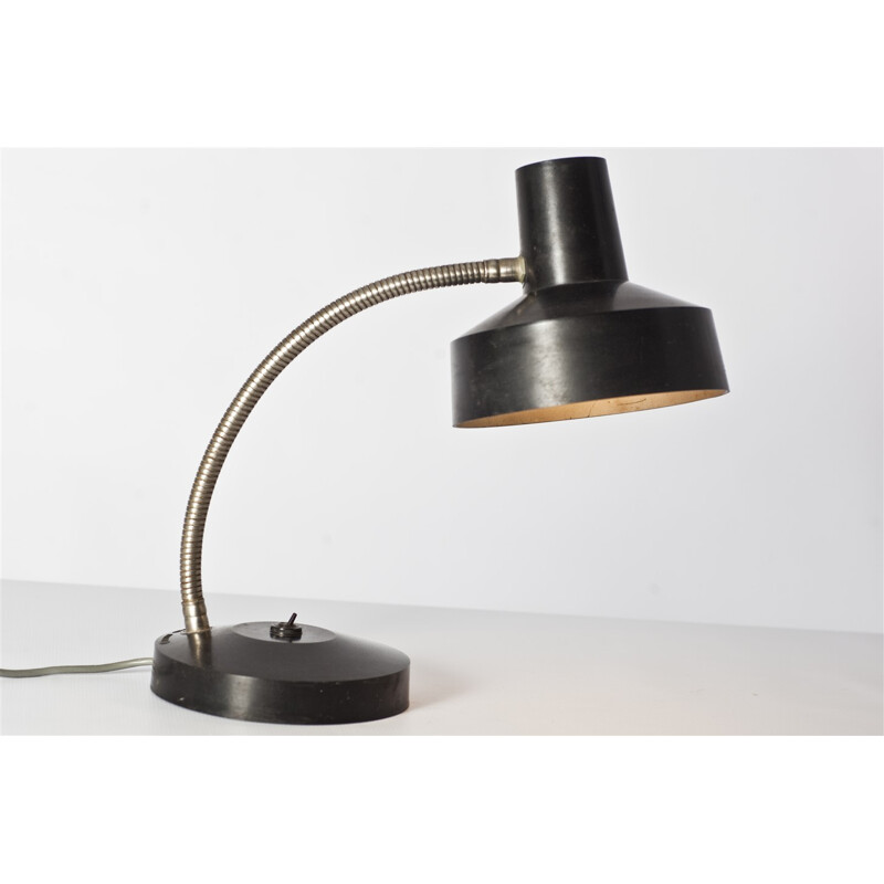 Black Vintage Bakelite Desk Lamp - 1950s