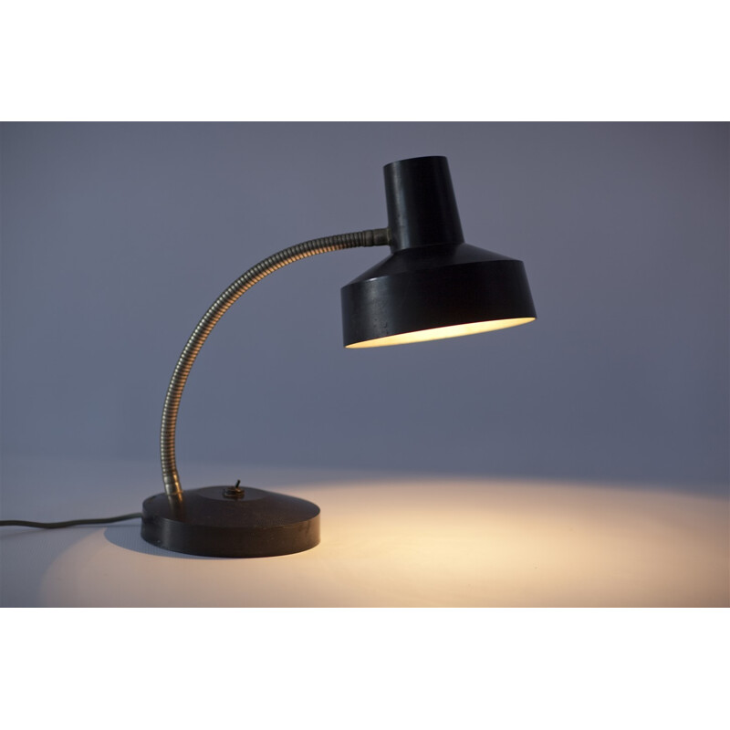 Black Vintage Bakelite Desk Lamp - 1950s