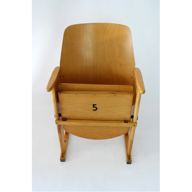 Vintage Cinema Seat by Thonet for Ton - 1960s