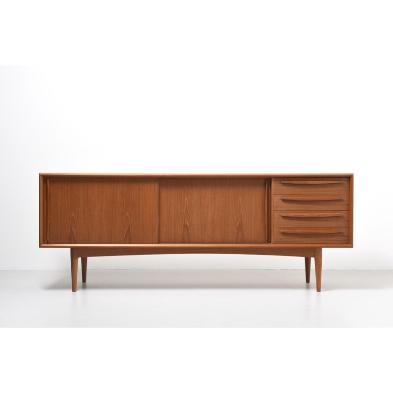 Enfilade danoise en teck par Bernhard Pedersen & Son - 1960