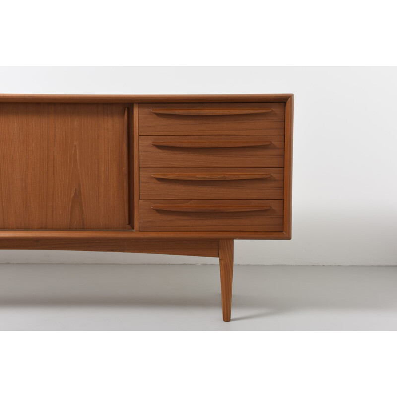 Enfilade danoise en teck par Bernhard Pedersen & Son - 1960