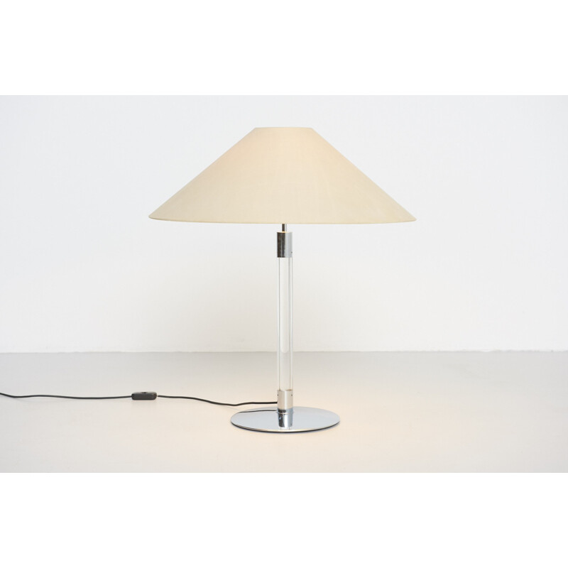 Large plexiglass table lamp by Staff Leuchten - 1970s