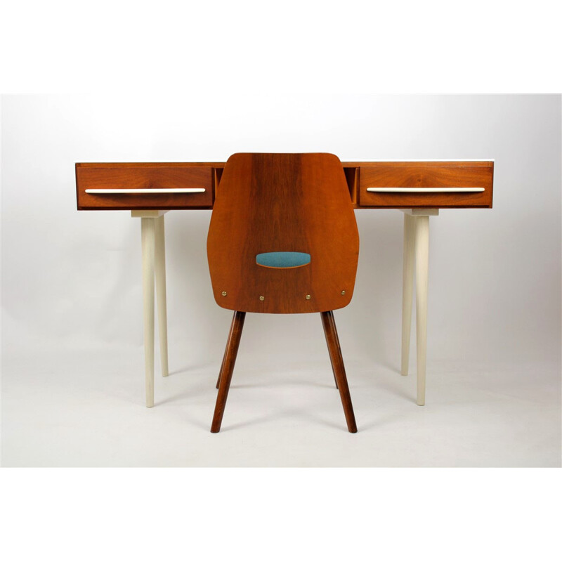 Vintage Desk by M. Požár for UP Bučovice - 1960s