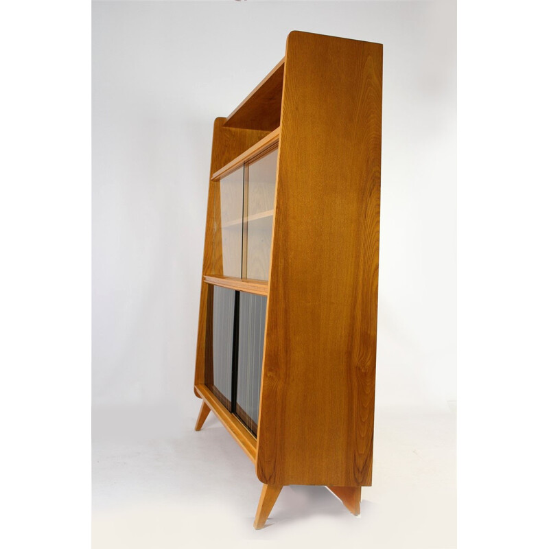 Vintage bookcase in wood by Tatra - 1960s