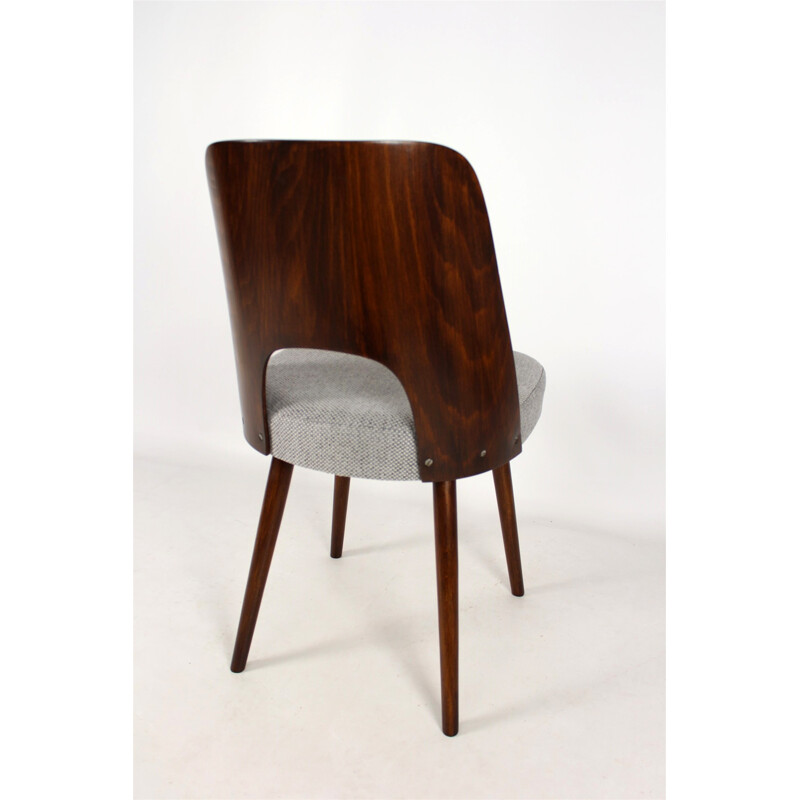 Set of 4 plywood chairs by Oswald Haerdtl for TON - 1950s