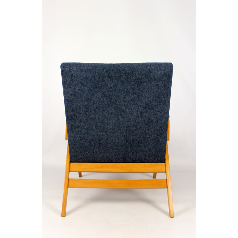 Vintage armchair in wood by Tatra - 1960s