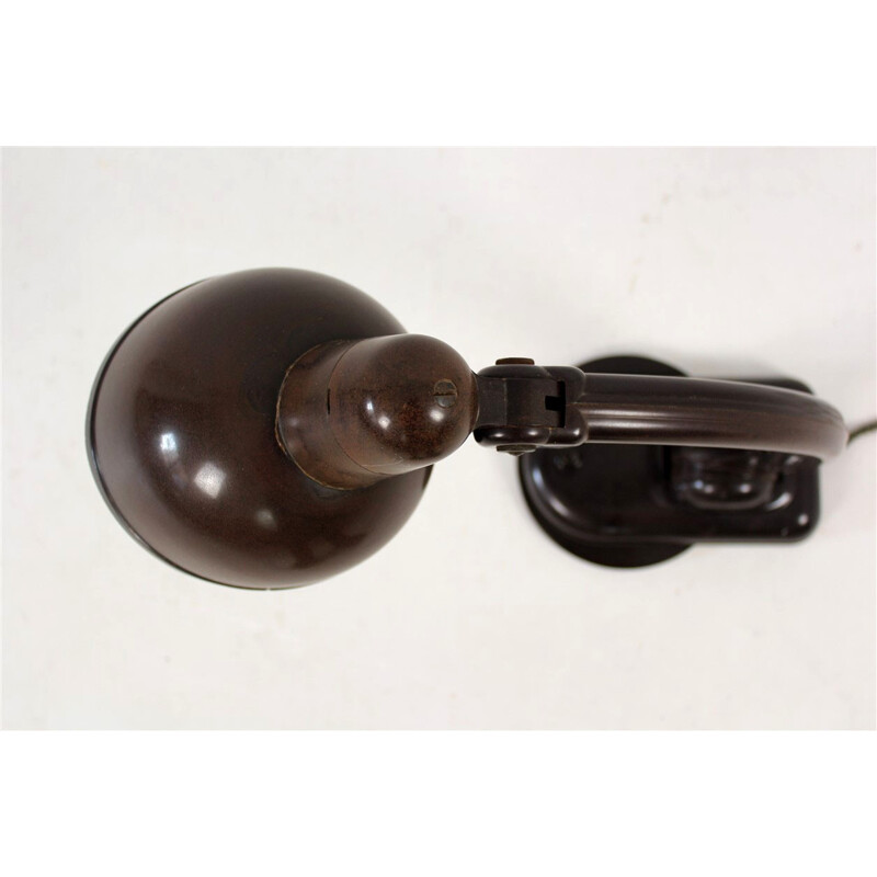 Vintage Sigma table lamp in bakelite by Christian Dell for Heinrich Römmler, 1930