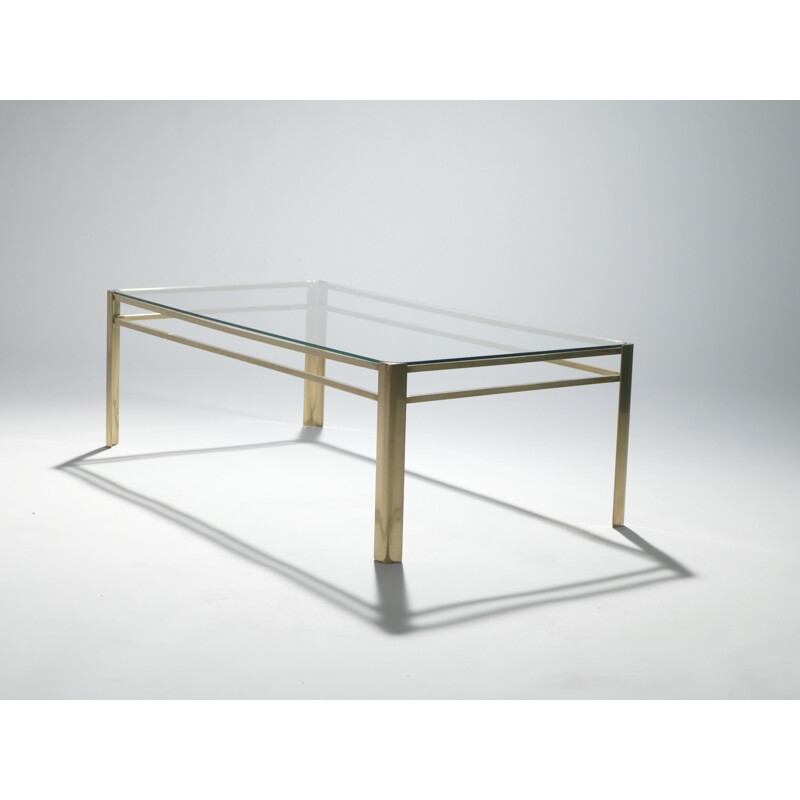 Table basse en bronze par Jacques Quinet pour Broncz - 1960