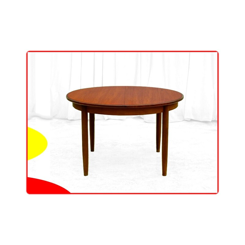 Scandinavian teak dining table - 1960s