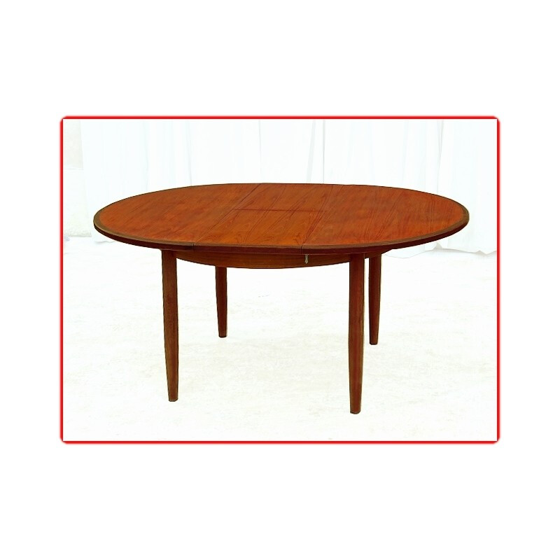 Scandinavian teak dining table - 1960s