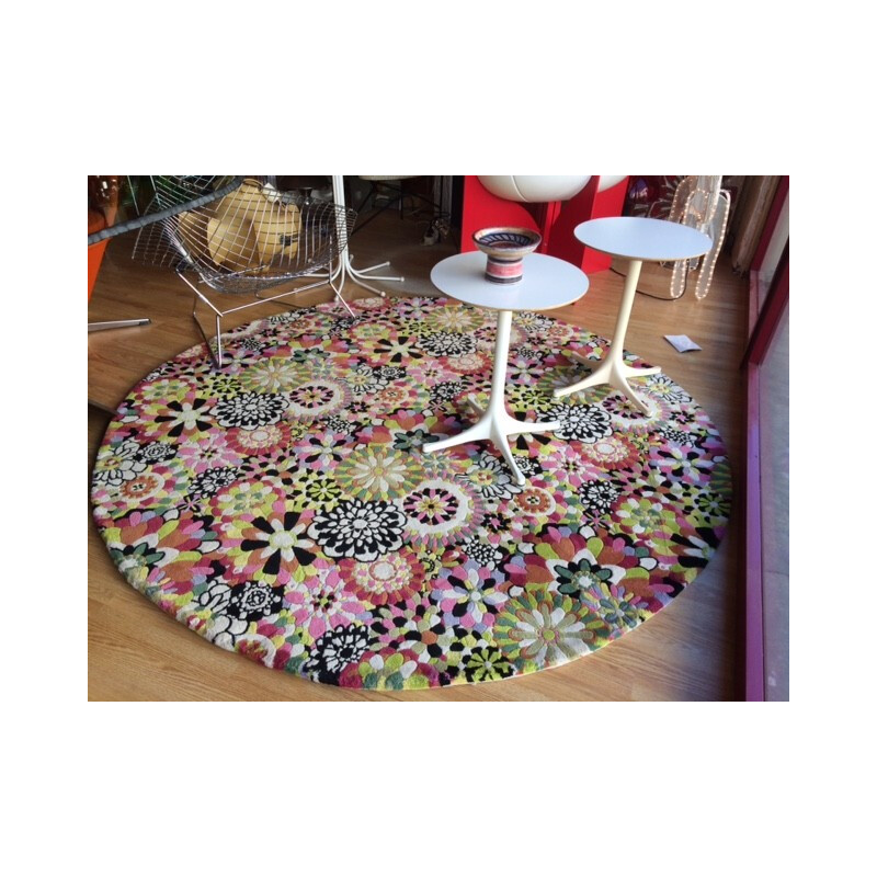 Round rug Fleury Missoni Art model - 1990s