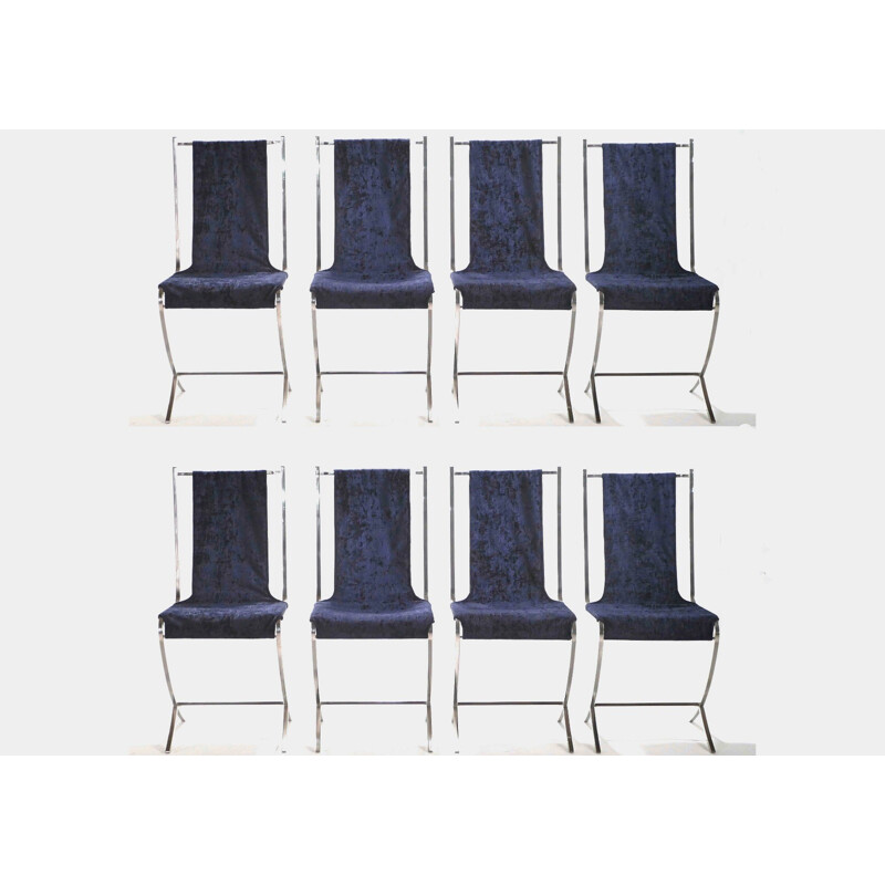 Set of 8 chairs by Pierre Cardin for House Jansen - 1970s