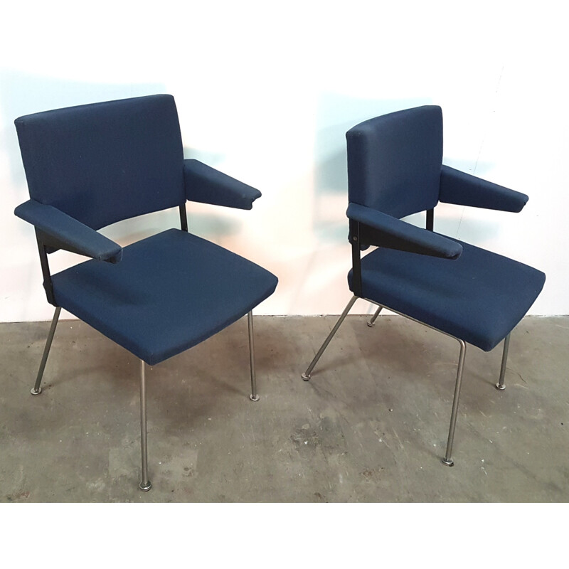 Set of 2 Gispen 1265 armchairs by AR Cordemeyer - 1960s