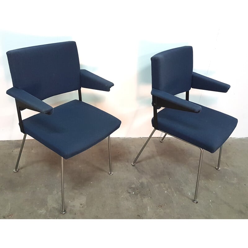 Suite de 2 fauteuils Gispen 1265 par AR Cordemeyer - 1960