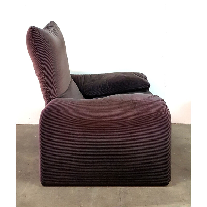 Fauteuil lounge "Maralunga" par Vico Magistretti pour Cassina - 1970