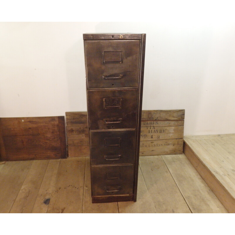 Antique Filing Cabinet with 4 drawers - 1930s