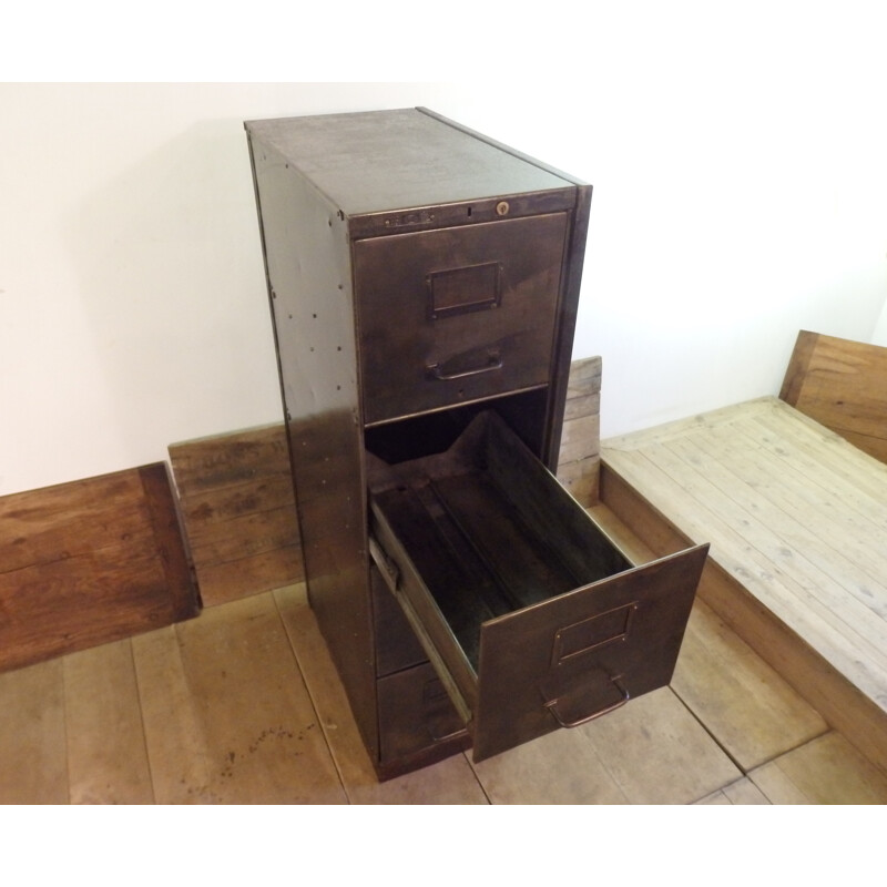 Antique Filing Cabinet with 4 drawers - 1930s