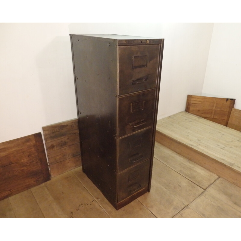 Antique Filing Cabinet with 4 drawers - 1930s