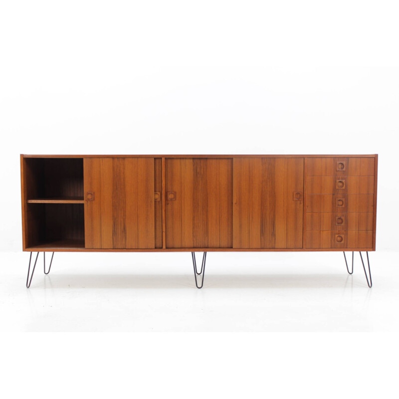 Vintage Danish teak sideboard - 1960s