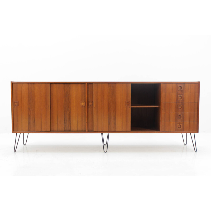 Vintage Danish teak sideboard - 1960s