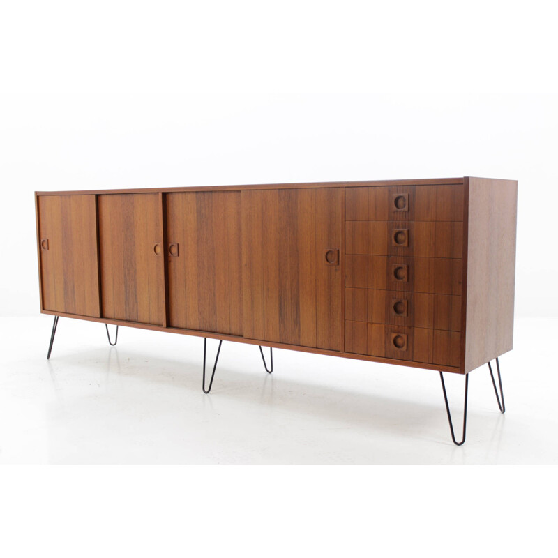 Vintage Danish teak sideboard - 1960s